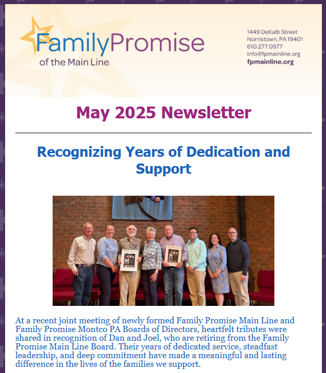 2025 May Newsletter