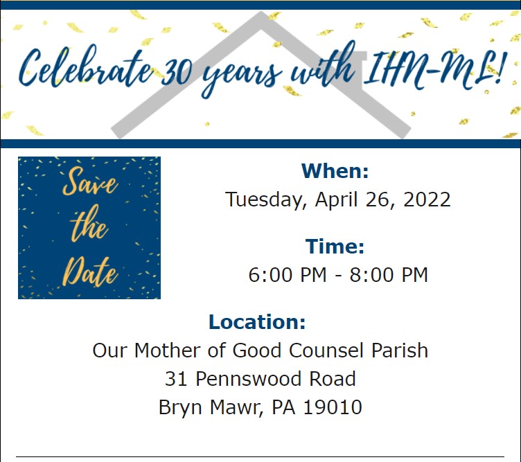 Save the Date - 30 Year Anniversary